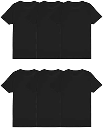Fruit of the Loom Men's Undershirts, Moisture Wicking & Tag Free, Short Sleeve Crew T-Shirts