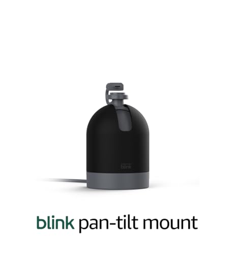 Blink Mini Pan-Tilt Mount | Rotating mount accessory for Mini indoor plug-in smart security camera (Black)