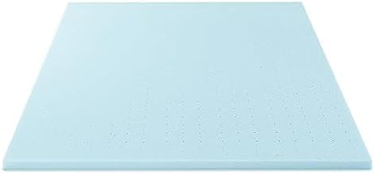Best Price Mattress 1.5 Inch Ventilated Memory Foam Mattress Topper, Cooling Gel Infusion, CertiPUR-US Certified, Dorm Essentials, Twin XL