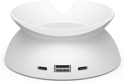 Made for Amazon Stand with USB-C and USB-A Charging Ports for Echo Spot (2024 Release)