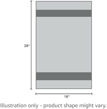 KitchenAid Albany Kitchen Towel 4-Pack Set, Dried Rose/White, 16"x26"