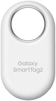 Samsung SmartTag2 (2023) Bluetooth + UWB, IP67 Water and Dust Resistant, Findable via App, 1.5 Year Battery Life (4-Pack) - Black/White (Global Edition, No US Warranty)