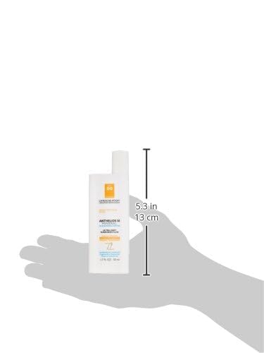 La Roche-Posay Anthelios Sunscreen SPF 50, Ultra-Light Fluid Broad Spectrum SPF 50, Face Sunscreen with Titanium Dioxide Mineral, Lightweight & Fast-Absorbing, Oil-Free, Matte Finish