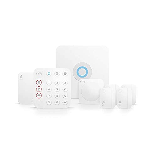 Ring Alarm 8-Piece Kit – Wireless Smart Home Security System | Expandable | Easy Setup | Mobile App Control | 24/7 Professional Monitoring | Alexa Compatible