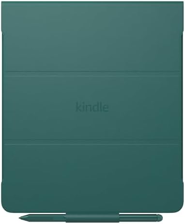Introducing All-New Plant-Based Leather Folio Cover with Magnetic Attach, Designed with Sustainability in Mind for New Amazon Kindle Scribe
