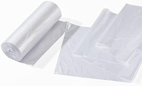 TYPLASTICS 20-30 Gallon Clear Trash Can Liners - 30" x 37" - High Density Garbage Bags - Case of 500 - Multipurpose for Office, Outdoor, Recycling, Industrial and Commercial