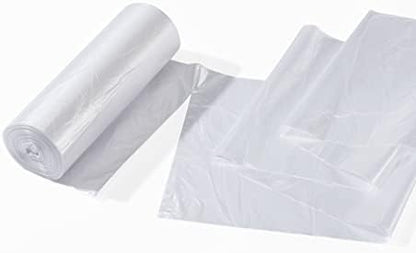 TYPLASTICS 20-30 Gallon Clear Trash Can Liners - 30" x 37" - High Density Garbage Bags - Case of 500 - Multipurpose for Office, Outdoor, Recycling, Industrial and Commercial