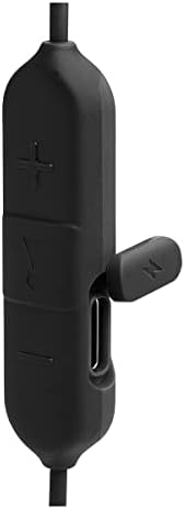JBL Endurance Run 2 Wired - Waterproof Wired Sports in-Ear Headphones, Pure Bass Sound, Hands-Free Calls, Never Hurt. Never Fall Out. (Black)