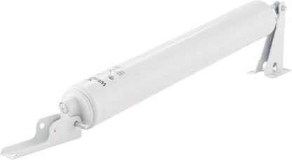 Wright Products Heavy-Duty Pneumatic Storm Door Closer – Durable, Adjustable, Quiet-Closing with Hold-Open Feature (Transitional, White)