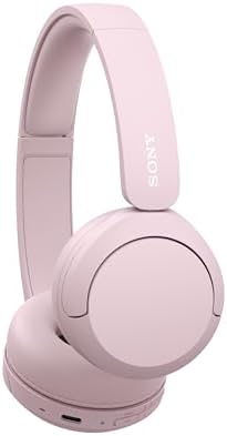 Sony WH-CH520 Wireless Headphones Bluetooth On-Ear Headset with Microphone and up to 50 Hours Battery Life with Quick Charging, Pink