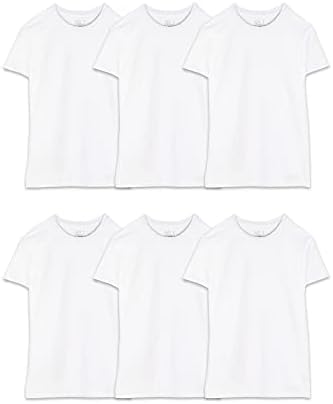 Fruit of the Loom Men's Undershirts, Moisture Wicking & Tag Free, Short Sleeve Crew T-Shirts
