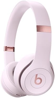 Beats Solo 4 - Wireless Bluetooth On-Ear Headphones, Apple & Android Compatible, Up to 50 Hours of Battery Life - Cloud Pink