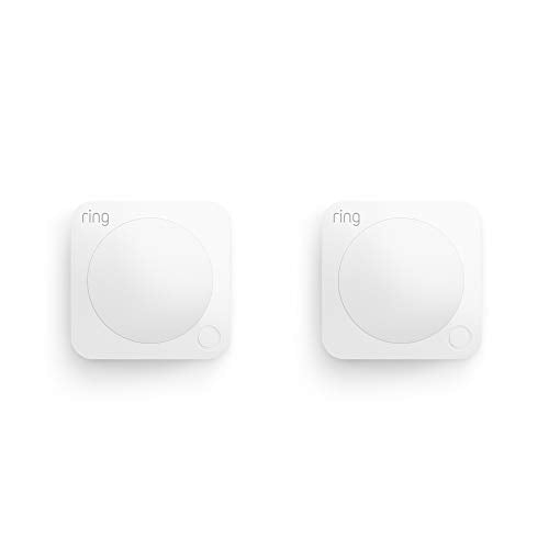 Ring Alarm Motion Detector 2-Pack (White) | Pet-Friendly Security with Adjustable Settings | 90° Coverage & 25ft Range | Easy Installation | Base Station Required