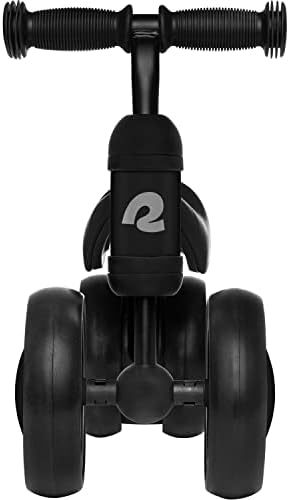 Retrospec Cricket Baby Walker Balance Bike with 4 Wheels for Ages 12-24 Months - Baby Toys & Toddler Toys for 1 Year Olds - Ride On Bicycle - Boys & Girls