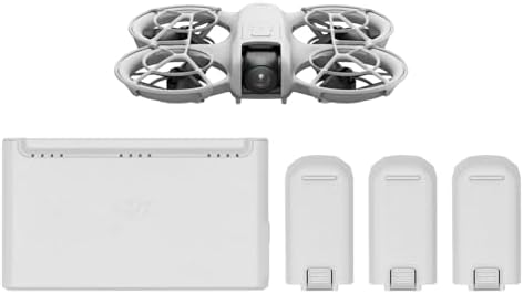 DJI Neo Three-Battery Combo, Mini Drone with 4K UHD Camera for Adults, 135g Self Flying Drone that Follows You, Palm Takeoff, Subject Tracking, QuickShots, Stabilized Video (Controller-Free)