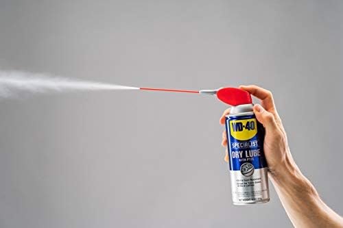 WD-40 Specialist Dry Lube with Smart Straw, Lubricant for Corrosion Protection on Table Saws, Drills and Lathes, Industrial Strength Friction-Reducing Formula, 10 Oz., Twin Pack