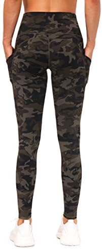 THE GYM PEOPLE Thick High Waist Yoga Pants with Pockets, Tummy Control Workout Running Yoga Leggings for Women