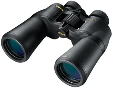 Nikon ACULON A211 10x50 Binocular | Multilayer coating, Porro prism Binocular with turn and slide eyecups, Tripod Adaptable | Official Nikon USA Model