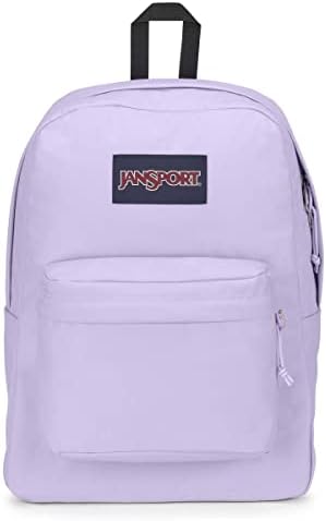 JanSport SuperBreak One Backpacks - Durable, Lightweight Bookbag with 1 Main Compartment, Front Utility Pocket with Built-in Organizer - Premium Backpack, Pastel Lilac
