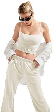 SUUKSESS Women Sexy Square Neck Tank Top Summer Y2K Going Out Basic Cami Shirt