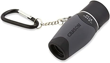 Carson MiniMight 6x18mm Pocket Monocular with Carabiner Clip (MM-618)