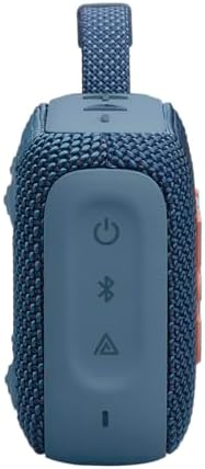 JBL Go 4 - Ultra-Portable, Waterproof and Dustproof Bluetooth Speaker, Big Pro Sound with Punchy bass, 7-Hour Built-in Battery, Made in Part with Recycled Materials (Blue)