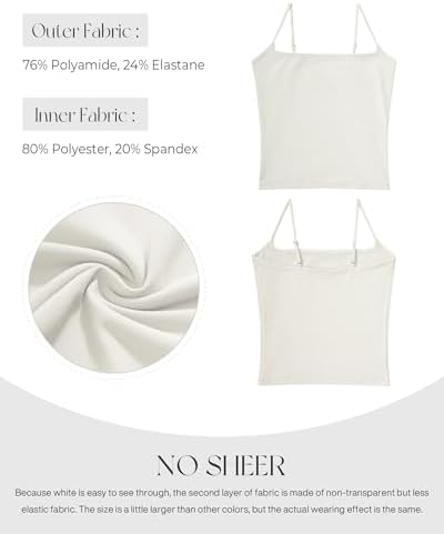 SUUKSESS Women Sexy Square Neck Tank Top Summer Y2K Going Out Basic Cami Shirt