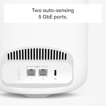 Amazon eero Pro 7 tri-band mesh Wi-Fi 7 router (newest model) - Supports internet plans up to 5 Gbps, Coverage up to 2,000 sq. ft., 1-pack