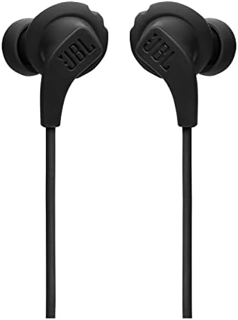JBL Endurance Run 2 Wired - Waterproof Wired Sports in-Ear Headphones, Pure Bass Sound, Hands-Free Calls, Never Hurt. Never Fall Out. (Black)