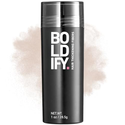 BOLDIFY Hair Fibers (28.5g) - Fill In Thinning and Fine Hair for an Instantly Fuller, Thicker Look - 14 Shades for Women & Men - Light Blonde