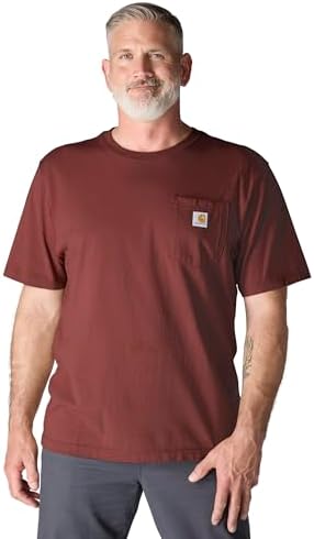 Carhartt Men's Loose Fit Heavyweight Short-Sleeve Pocket T-Shirt (Also Available in Big & Tall)