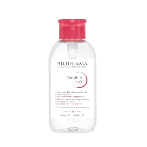 Bioderma - Sensibio - H2O Micellar Water - Makeup Remover Cleanser - Face Cleanser for Sensitive Skin