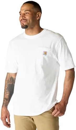 Carhartt Men's Loose Fit Heavyweight Short-Sleeve Pocket T-Shirt (Also Available in Big & Tall)