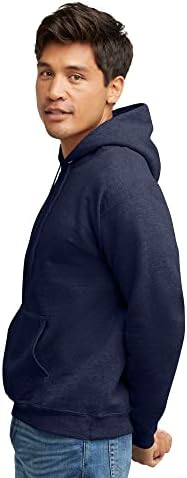 Hanes EcoSmart Hoodie, Midweight Fleece, Pullover Hooded Sweatshirt for Men