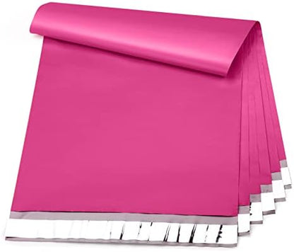Metronic Pink Poly Mailers 14.5x19 Large Poly Mailers 100 Pack Self-Seal Shipping Bags, Packaging Bags, Shipping Envelopes, Packaging for Small Business, Boutique, Clothing
