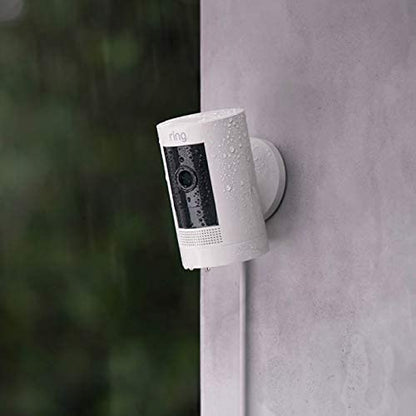 Indoor/Outdoor Barrel Plug Power Adapter for Stick Up Cam Plug-In - Black