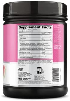Optimum Nutrition Amino Energy - Pre Workout with Green Tea, BCAA, Amino Acids, Keto Friendly, Green Coffee Extract, Energy Powder - Watermelon, 65 Servings (Packaging May Vary)
