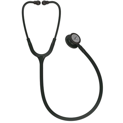 3M Littmann Classic III Monitoring Stethoscope, 5803, More Than 2X as Loud, Weighs Less, Stainless Steel Black-Finish Chestpiece, 27" Black Tube, Stem and Headset