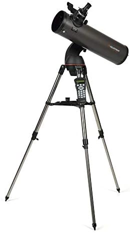 Celestron 31145 NexStar 130SLT Portable Computerised Newtonian Reflector Telescope with Quick-Release Fork-arm Mount, Accessory Tray and 'Starry Night' Special Edition Software, Grey