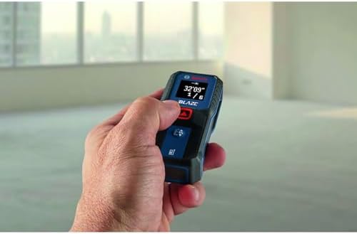 BOSCH GLM100-23 100 Ft Blaze Laser Distance Measure, Includes 2 AA Batteries