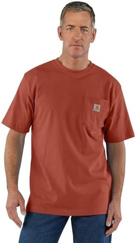 Carhartt Men's Loose Fit Heavyweight Short-Sleeve Pocket T-Shirt (Also Available in Big & Tall)