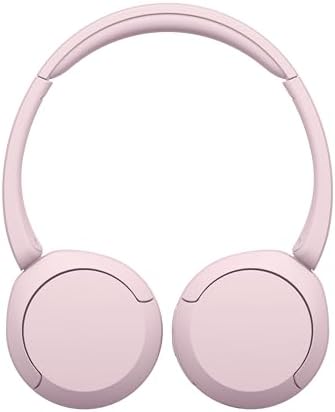 Sony WH-CH520 Wireless Headphones Bluetooth On-Ear Headset with Microphone and up to 50 Hours Battery Life with Quick Charging, Pink