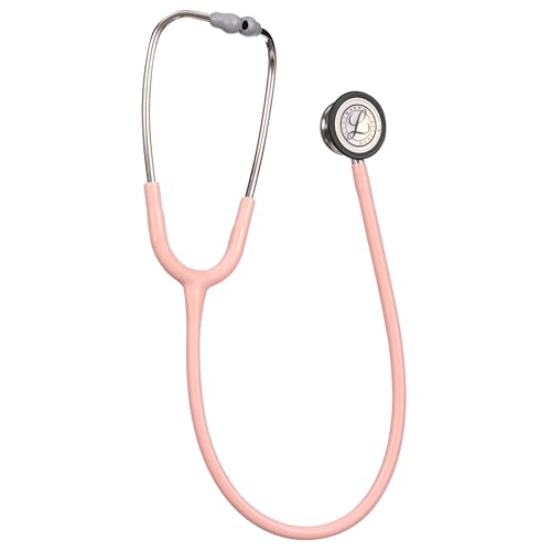 3M Littmann Classic III Monitoring Stethoscope, 5910C, More Than 2X as Loud, Weighs Less, 27" Champagne Rose Satin-Finish Tube for Added Comfort, Flexibility and Cleanability