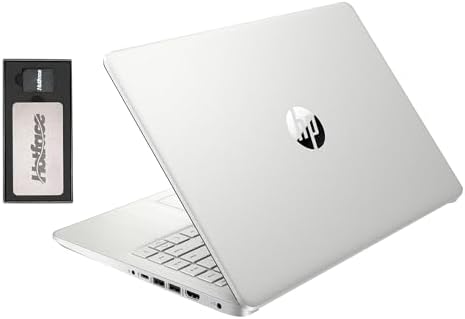 HP Stream 14" HD BrightView Laptop, Intel Celeron N4120, 16GB RAM, 288GB Storage (128GB eMMC + 160GB Docking Station Set), Intel UHD Graphics, 720p Webcam, Wi-Fi, 1 Year Office 365, Win 11 S, Silver