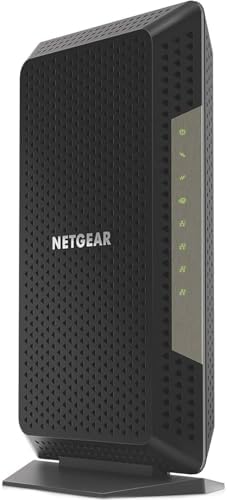 NETGEAR Nighthawk Cable Modem CM1200 - Compatible with All Cable Providers Including Xfinity by Comcast, Spectrum, Cox | for Cable Plans Up to 2 Gigabits | 4 x 1G Ethernet Ports | DOCSIS 3.1, Black