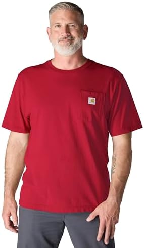 Carhartt Men's Loose Fit Heavyweight Short-Sleeve Pocket T-Shirt (Also Available in Big & Tall)