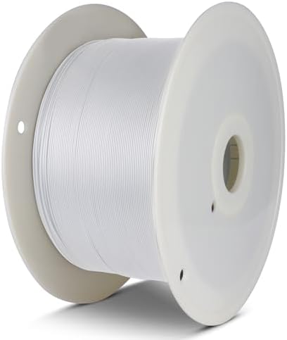 SUNLU 5KG Large Spool PLA Filament, PLA 3D Printer Filament 1.75mm, Big Roll PLA Filament, 5KG Spool (11lbs), PLA White