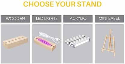 NEXT DAY SHIPPING Song Plaque with Wooden, Acrylic, Led Light Stand - Personalized Music Plaque Photo Gift Personalized Couple Gift ideas Anniversary Celebration Gift