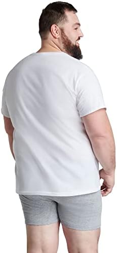 Fruit of the Loom Men's Undershirts, Moisture Wicking & Tag Free, Short Sleeve Crew T-Shirts