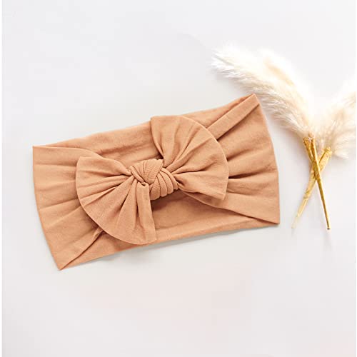 Jesries 22 PCS Baby Headbands Soft Nylon Hairbands with Bows Girls Hair Accessories for Newborn Infant Toddler Kids Handmade
